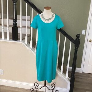 New  Elegant Teal Dress